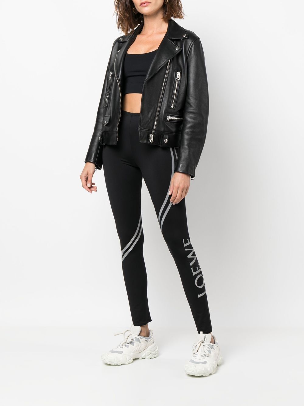 Loewe LOEWE- High-waisted Logo Leggings