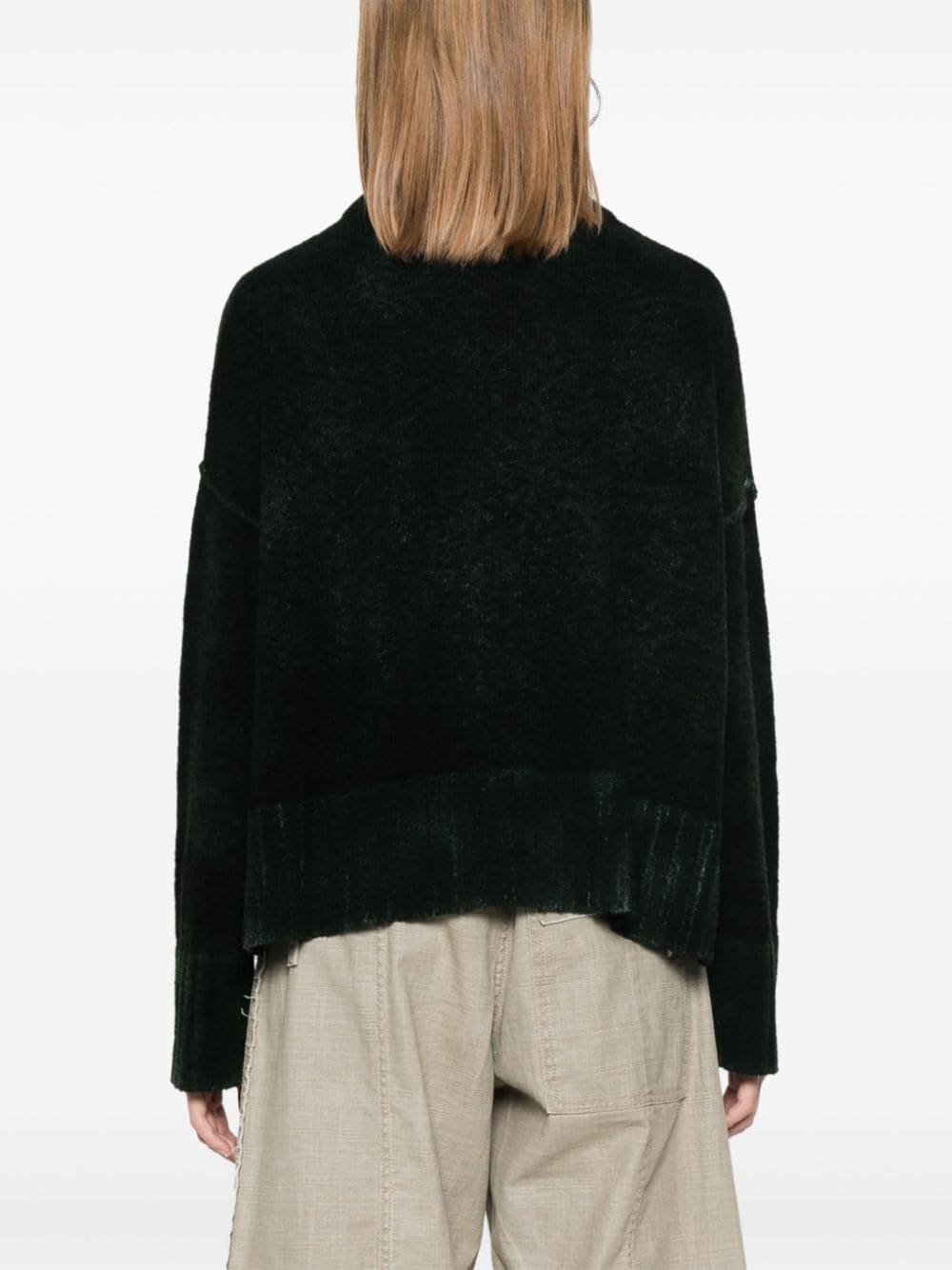 Avant Toi AVANT TOI- Wool Adn Cashmere Blend Crewneck Sweater