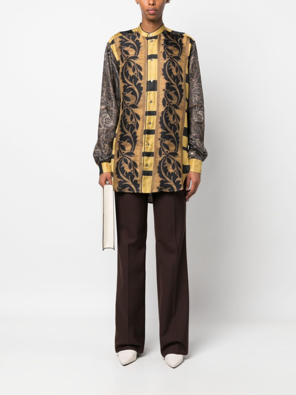 Pierre-Louis Mascia PIERRE-LOUIS MASCIA- Printed Silk Shirt