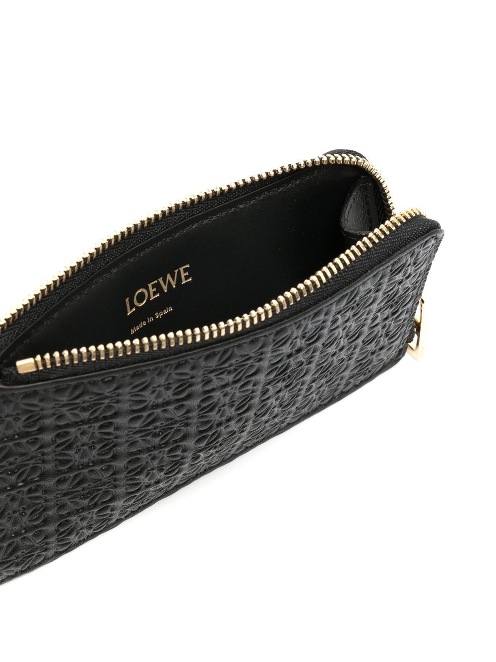 Loewe LOEWE- Repeat Embossed Leather Credit Card Case