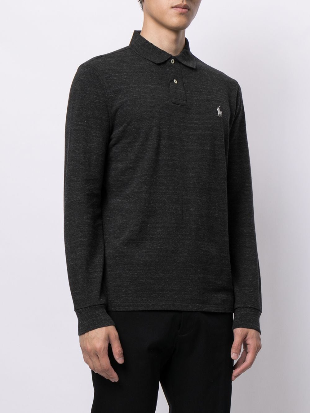 Polo Ralph Lauren POLO RALPH LAUREN- Long-sleeved Logo Polo Shirt