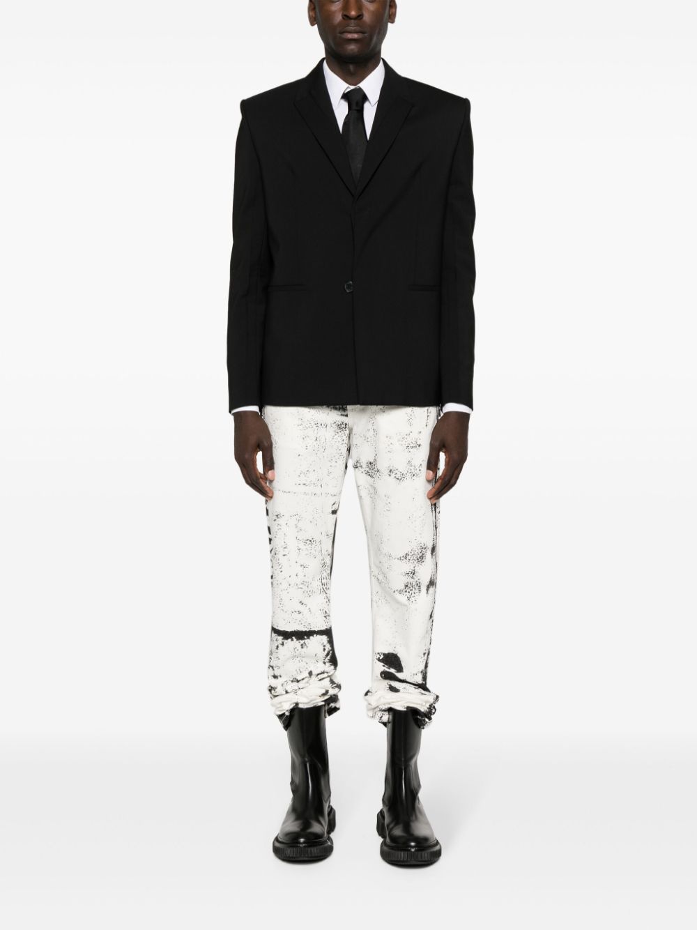 Alexander McQueen ALEXANDER MCQUEEN- Printed Denim Jeans