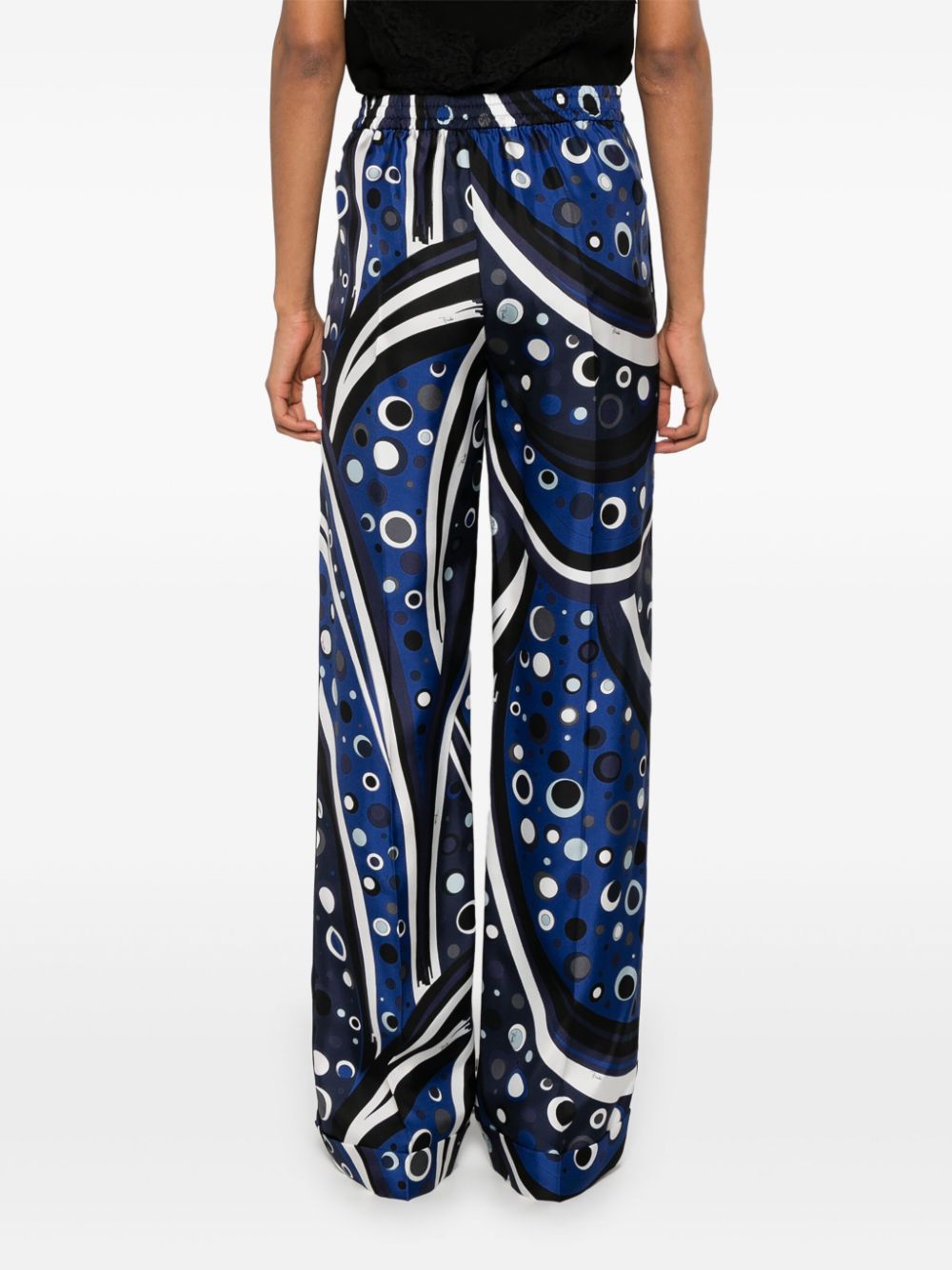 pucci PUCCI- Printed Silk Trousers