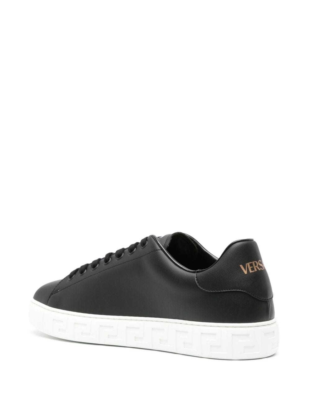 Versace VERSACE- Greca Leather Sneakers