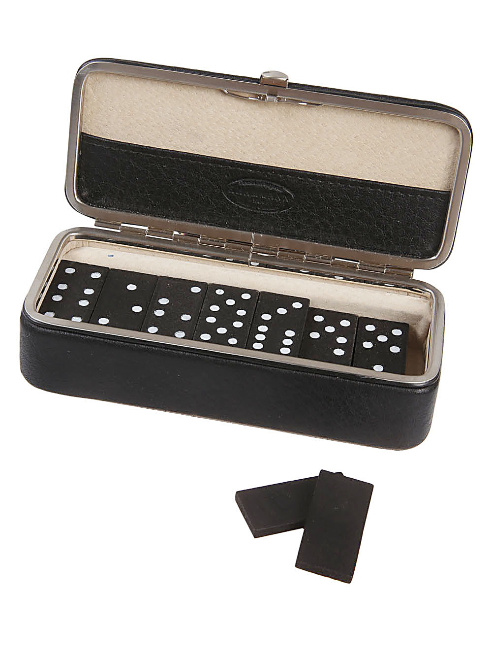  F. HAMMANN- Leather Domino Set