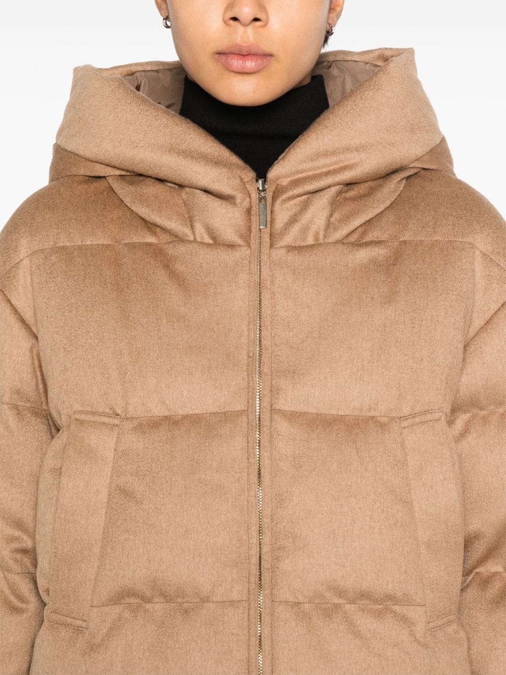 Max Mara MAX MARA- Leather Down Jacket