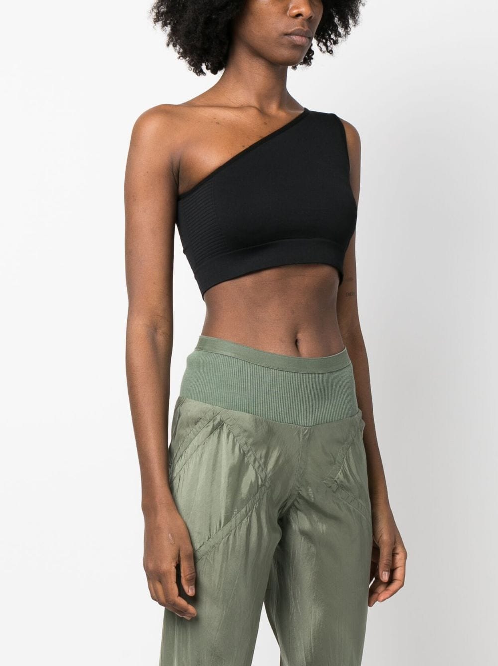 Rick Owens RICK OWENS- Knitted One-shoulder Bandeau Top