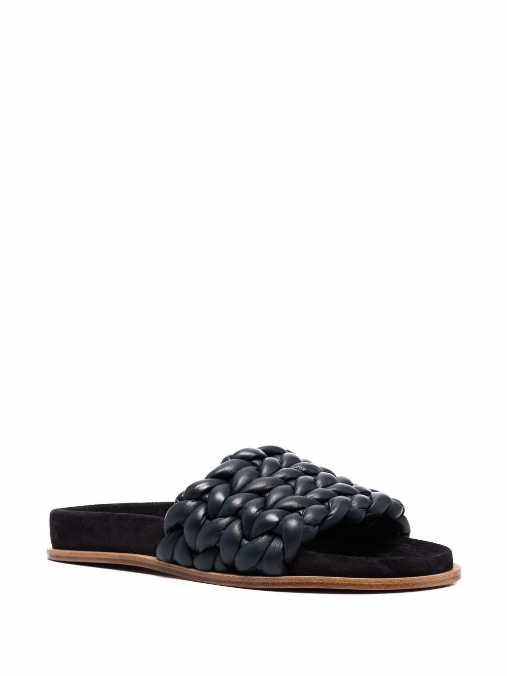 Chloé CHLOÉ- Kacey Leather Flat Sandals