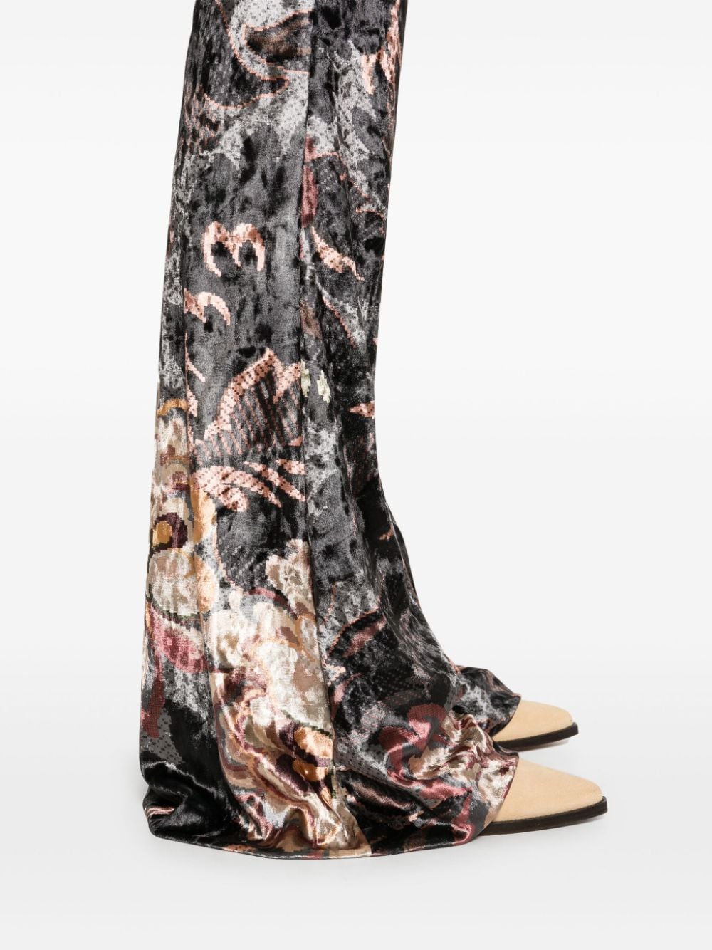 Etro ETRO- Printed Flared Trousers