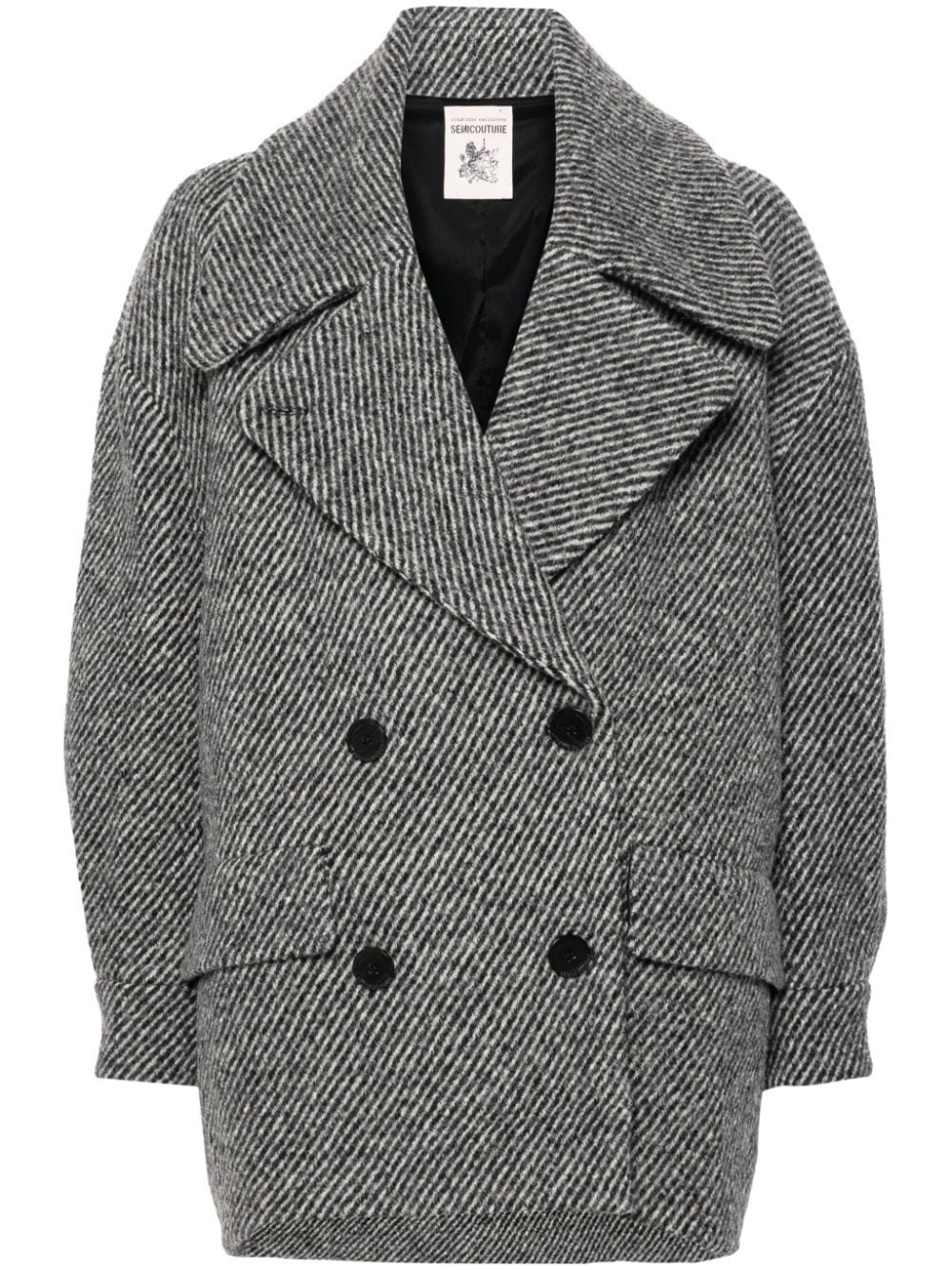 Semicouture SEMICOUTURE- Dominique Wool Coat