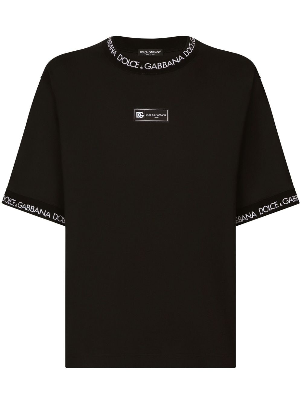 Dolce & Gabbana DOLCE & GABBANA- Logo Cotton T-shirt