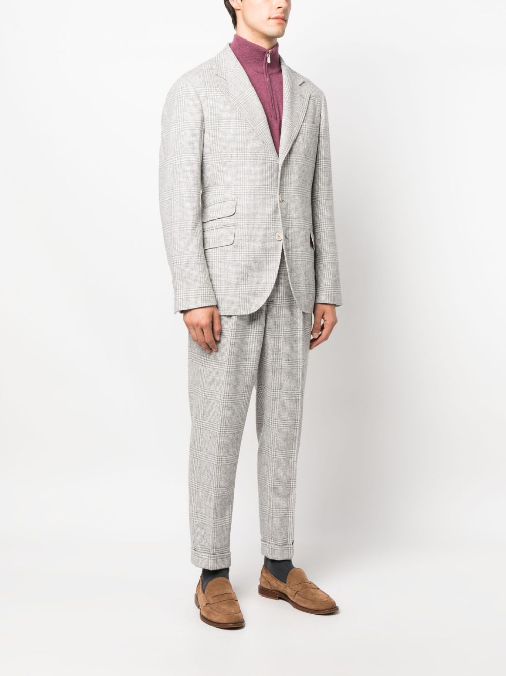 Brunello Cucinelli BRUNELLO CUCINELLI- Wool And Silk Blend Suit