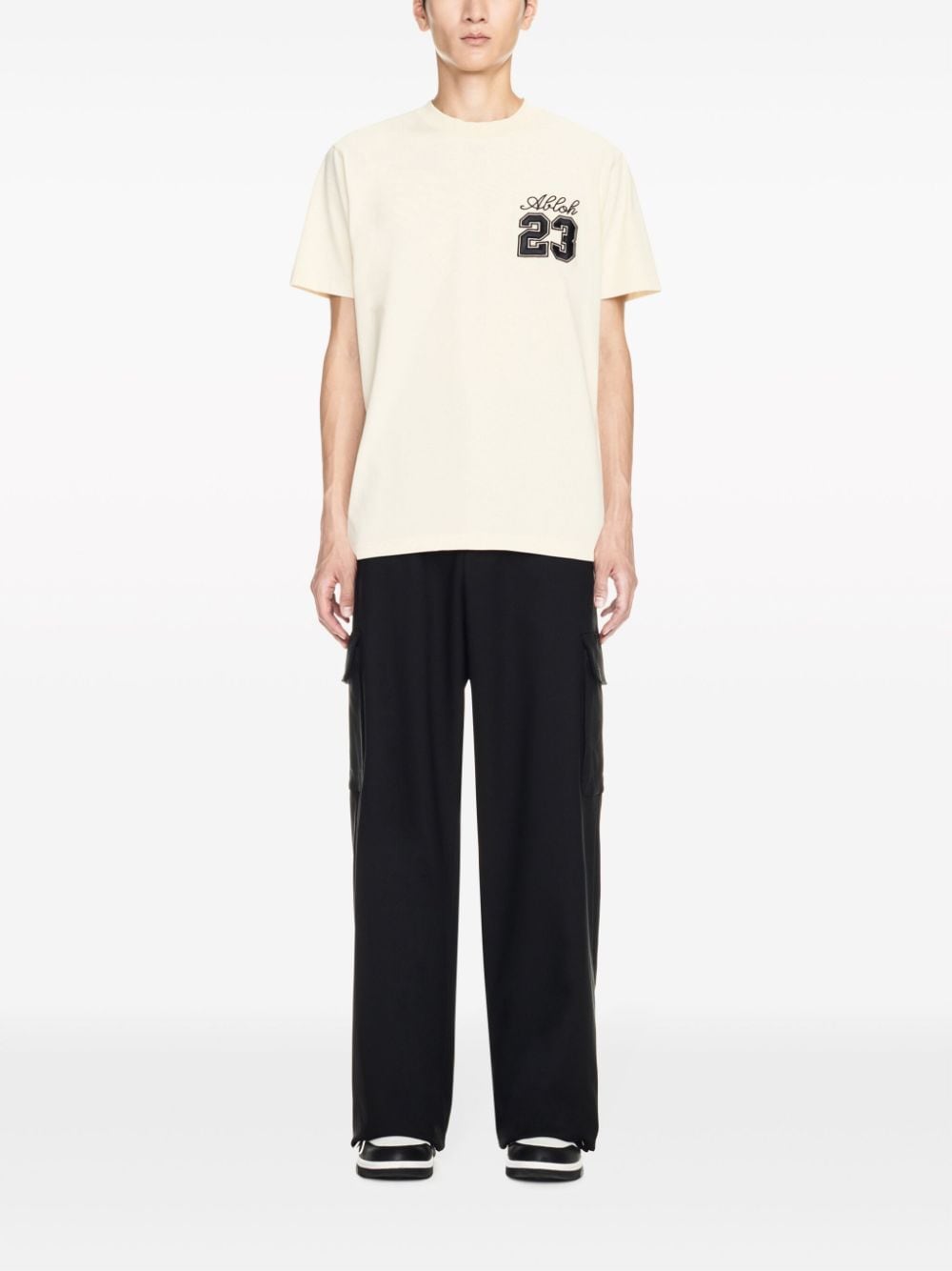 OFF-WHITE OFF-WHITE- Logo Cotton T-shirt