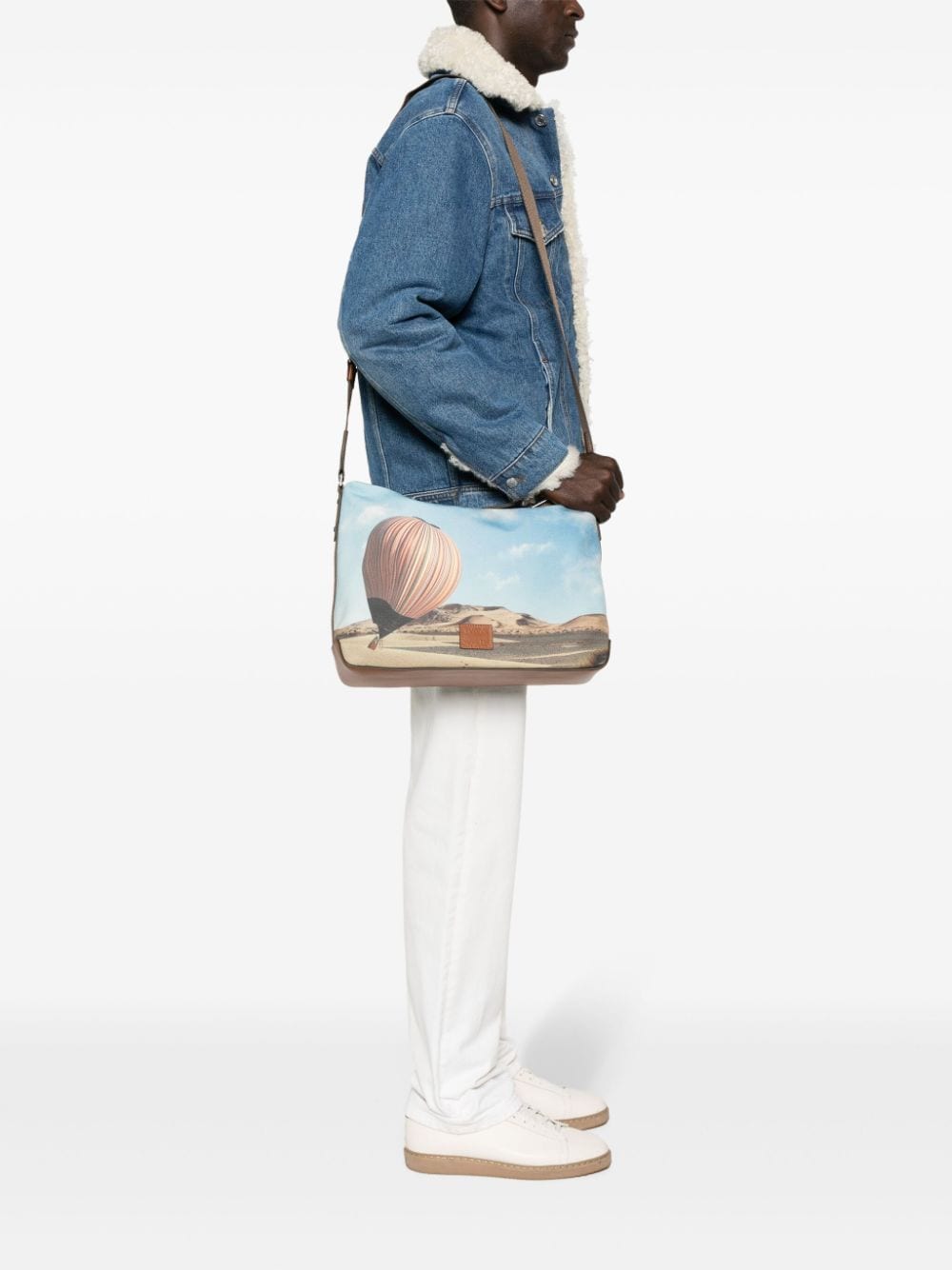 Paul Smith PAUL SMITH- Air Balloon Print Messenger Bag