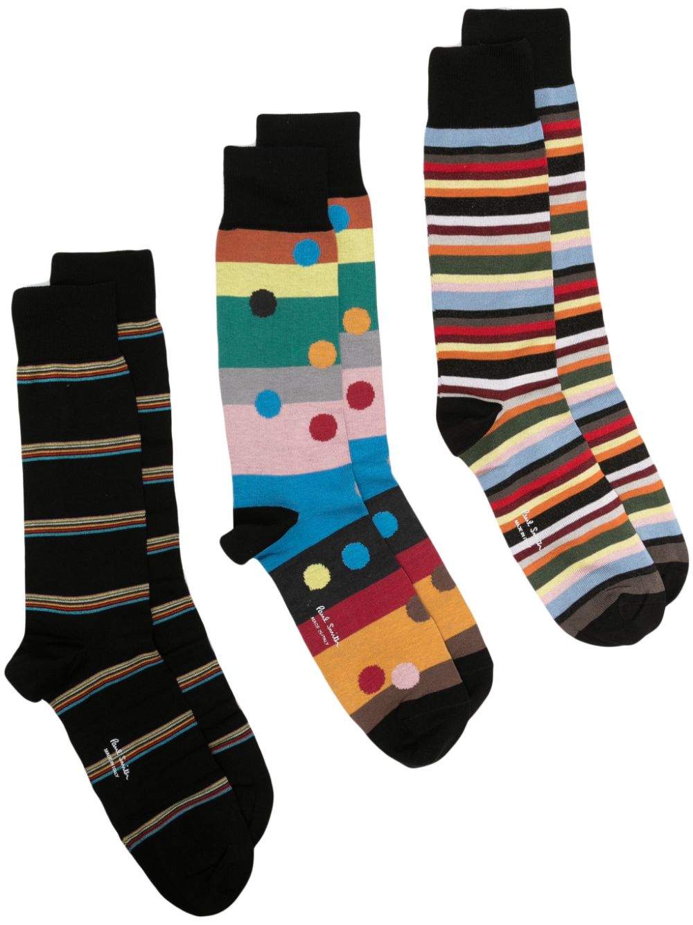 Paul Smith PAUL SMITH- Signature Stripe Socks - Three Pack