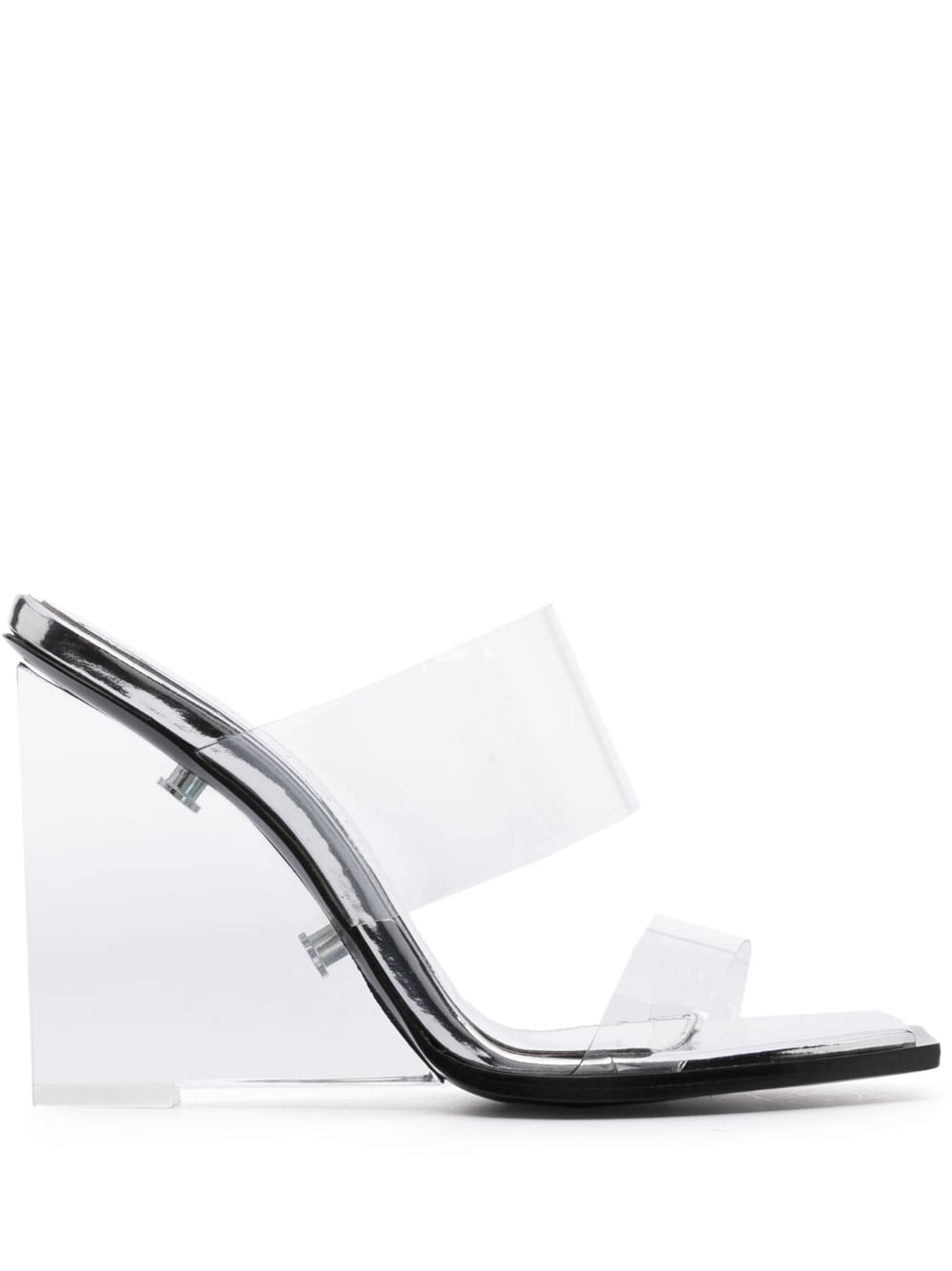 Alexander McQueen ALEXANDER MCQUEEN- Leather Wedge Sandals