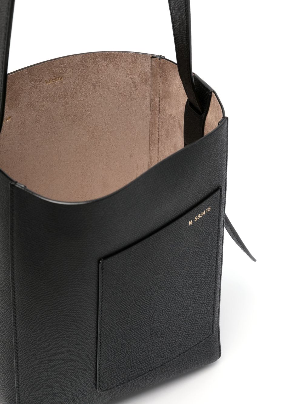 Valextra VALEXTRA- Small Leather Bucket Bag