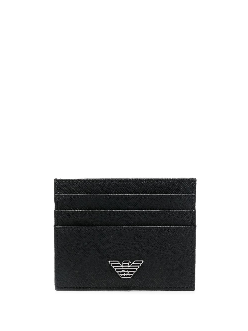 Emporio Armani EMPORIO ARMANI- Leather Credit Card Case