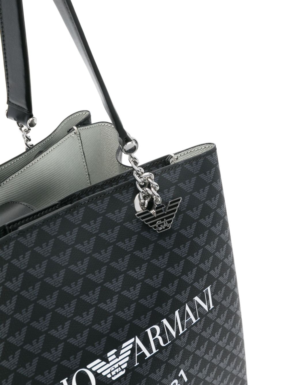 Emporio Armani EMPORIO ARMANI- Allover Logo Tote Bag