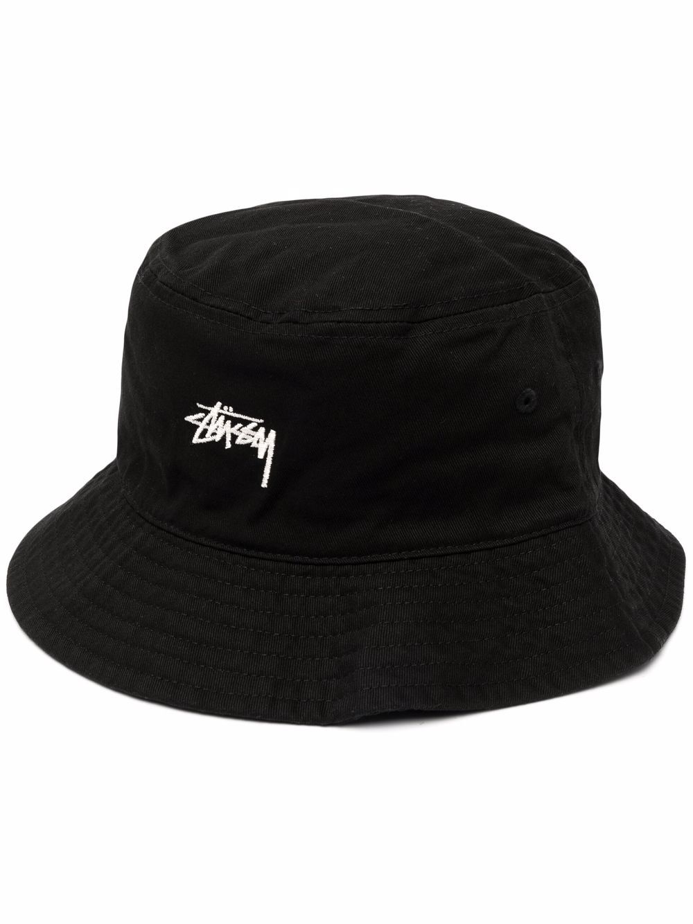 Stussy STUSSY- Logo Cotton Bucket Hat