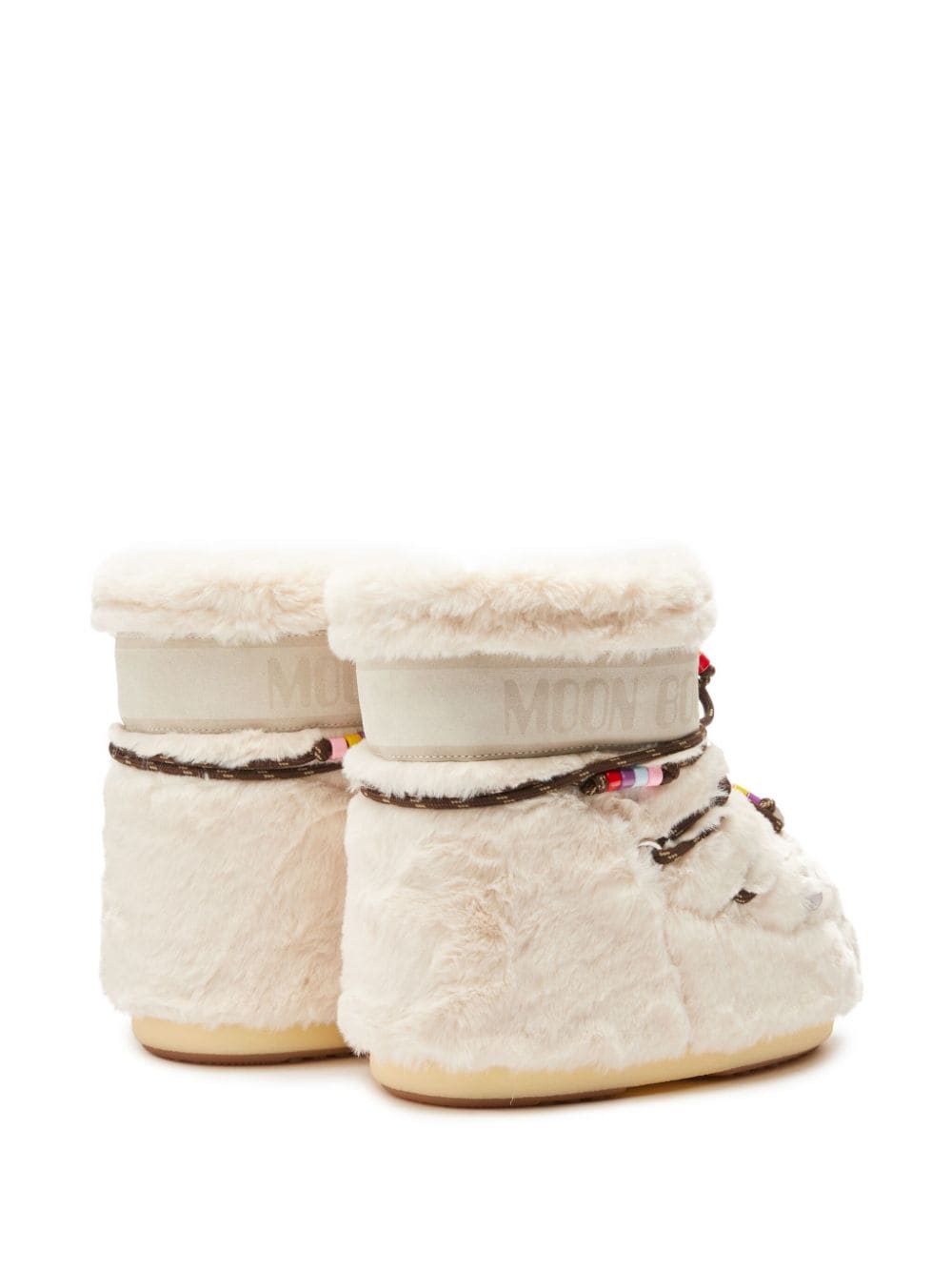 Moon Boot MOON BOOT- Icon Low Faux-fur Beads Snow Boots