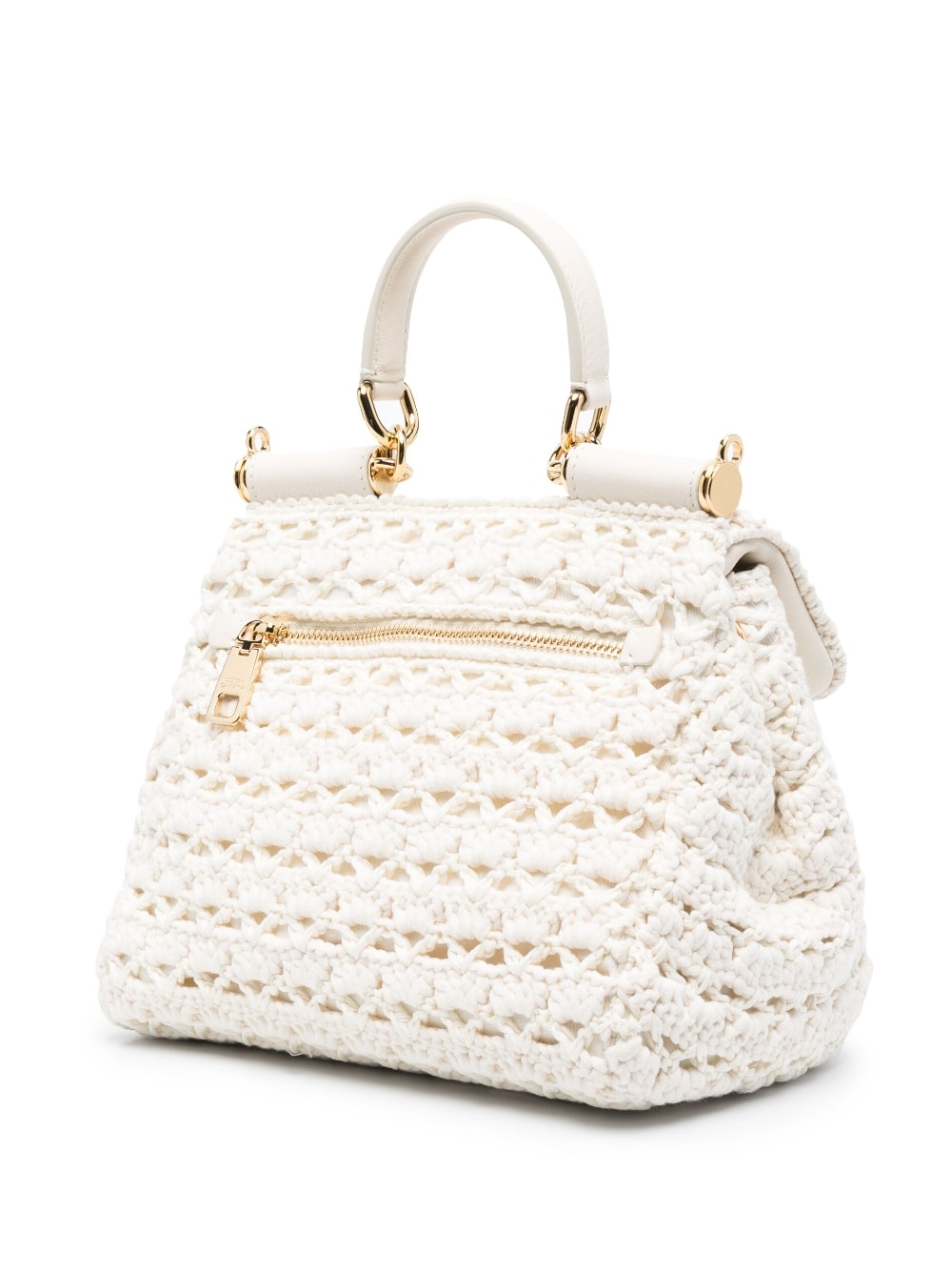 Dolce & Gabbana DOLCE & GABBANA- Crochet Top-handle Bag