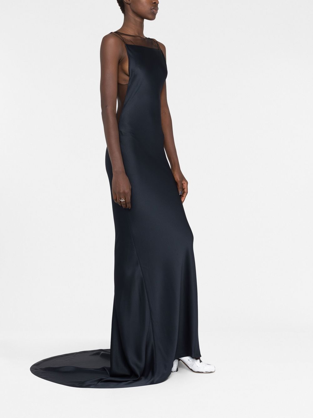 Maison Margiela MAISON MARGIELA- Long Satin Mermaid Dress