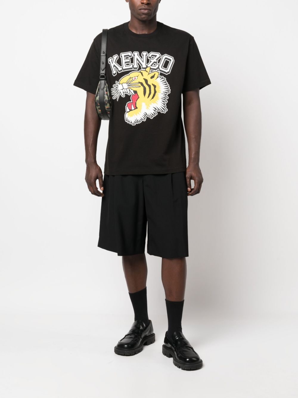 Kenzo KENZO- Tiger Varsity Oversize Cotton T-shirt