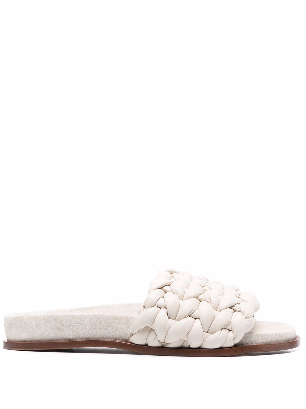 Chloé CHLOÉ- Kacey Leather Flat Sandals