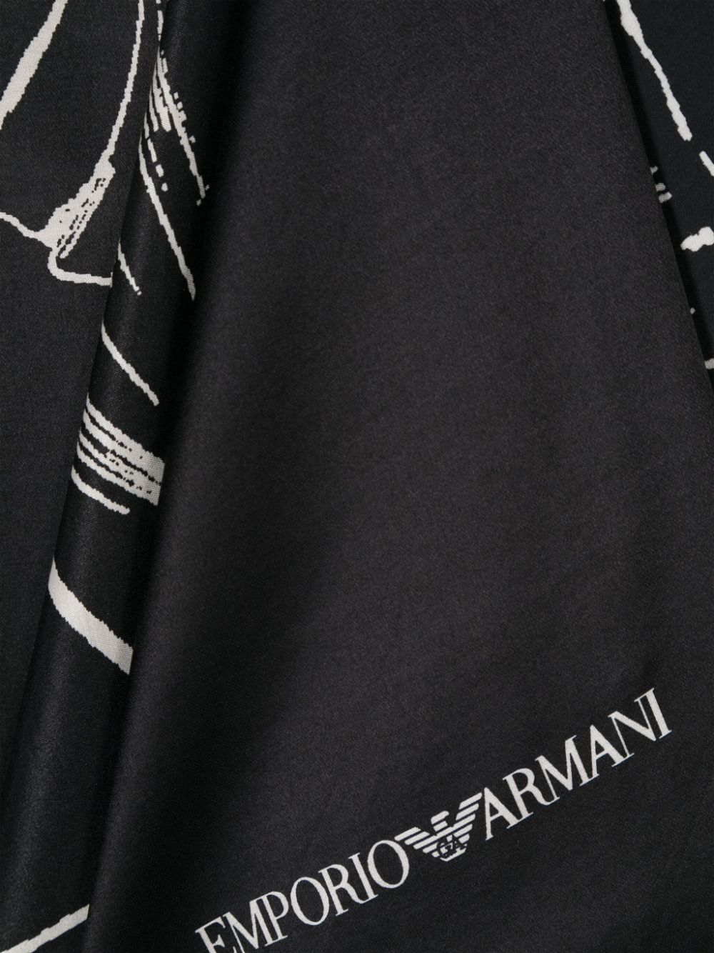 Emporio Armani EMPORIO ARMANI- Silk Blend Printed Stole