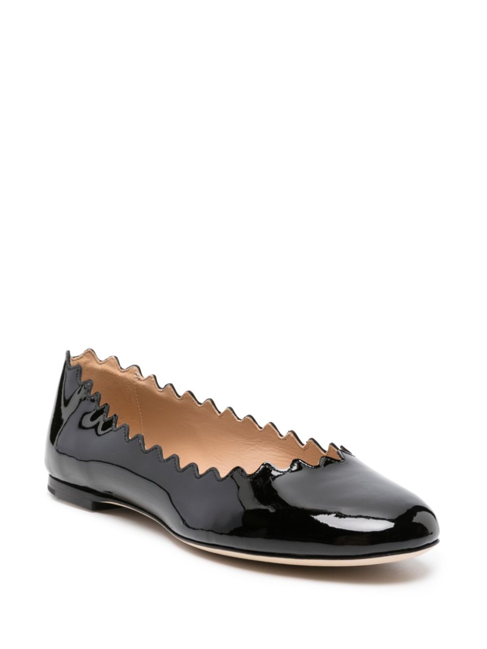 Chloé CHLOÉ- Lauren Patent Leather Ballet Flats