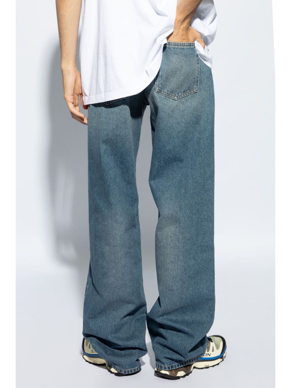 MM6 Maison Margiela MM6 MAISON MARGIELA- Wide-leg Denim Jeans