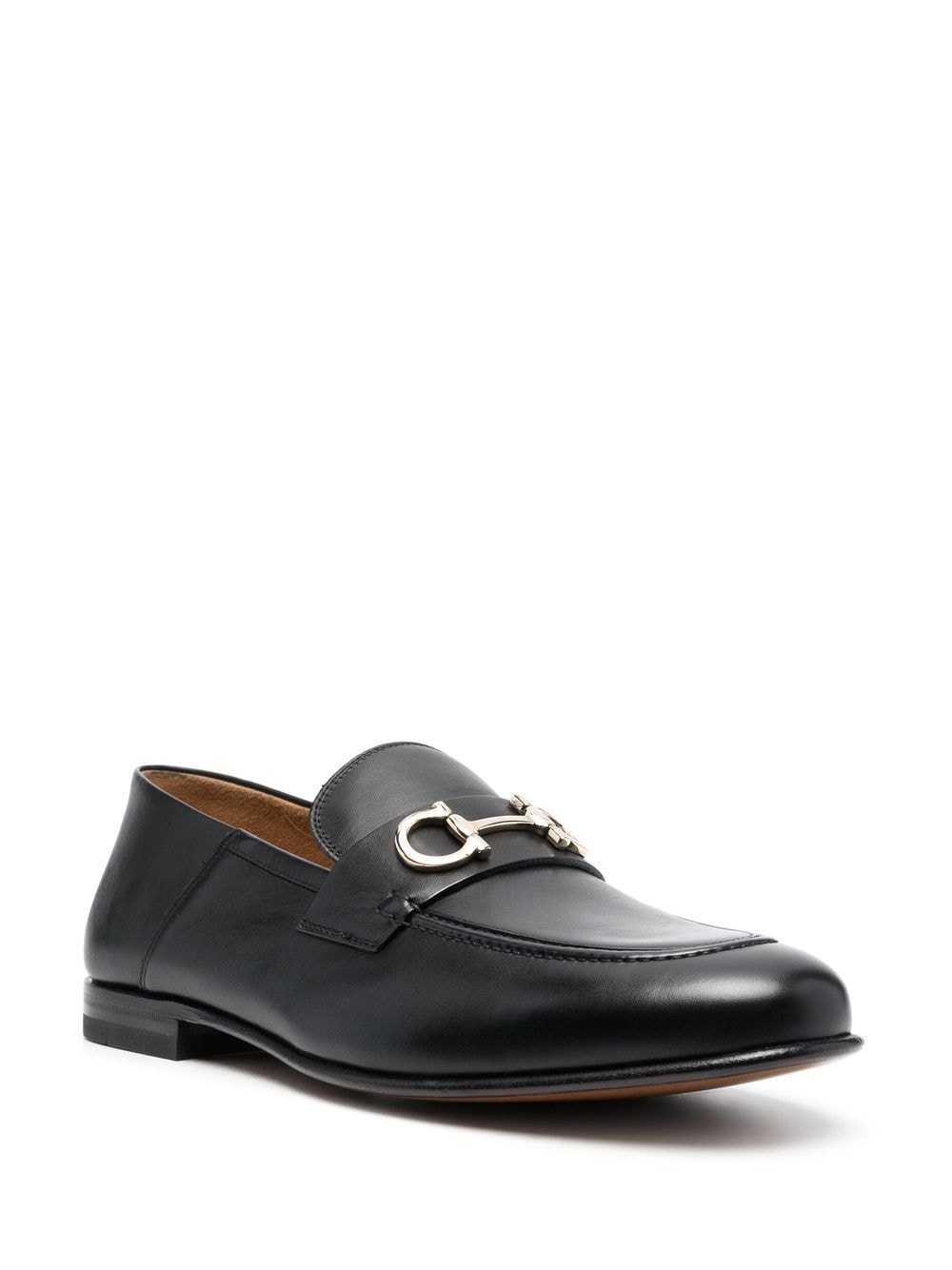 Ferragamo FERRAGAMO- Gancini Leather Loafers