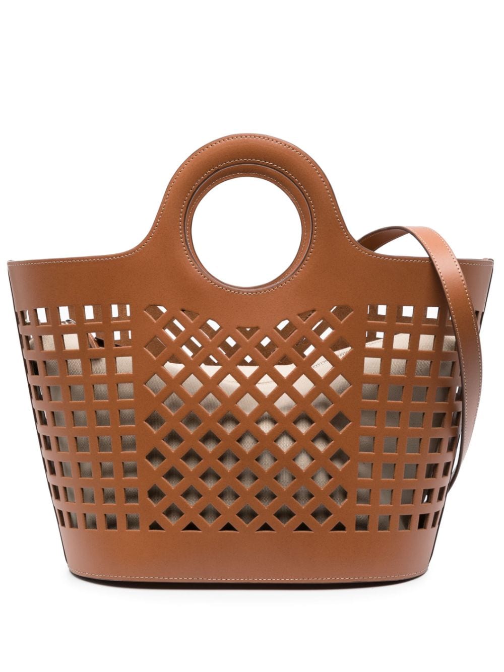 Hereu HEREU- Colmado Cut-out Leather Tote Bag