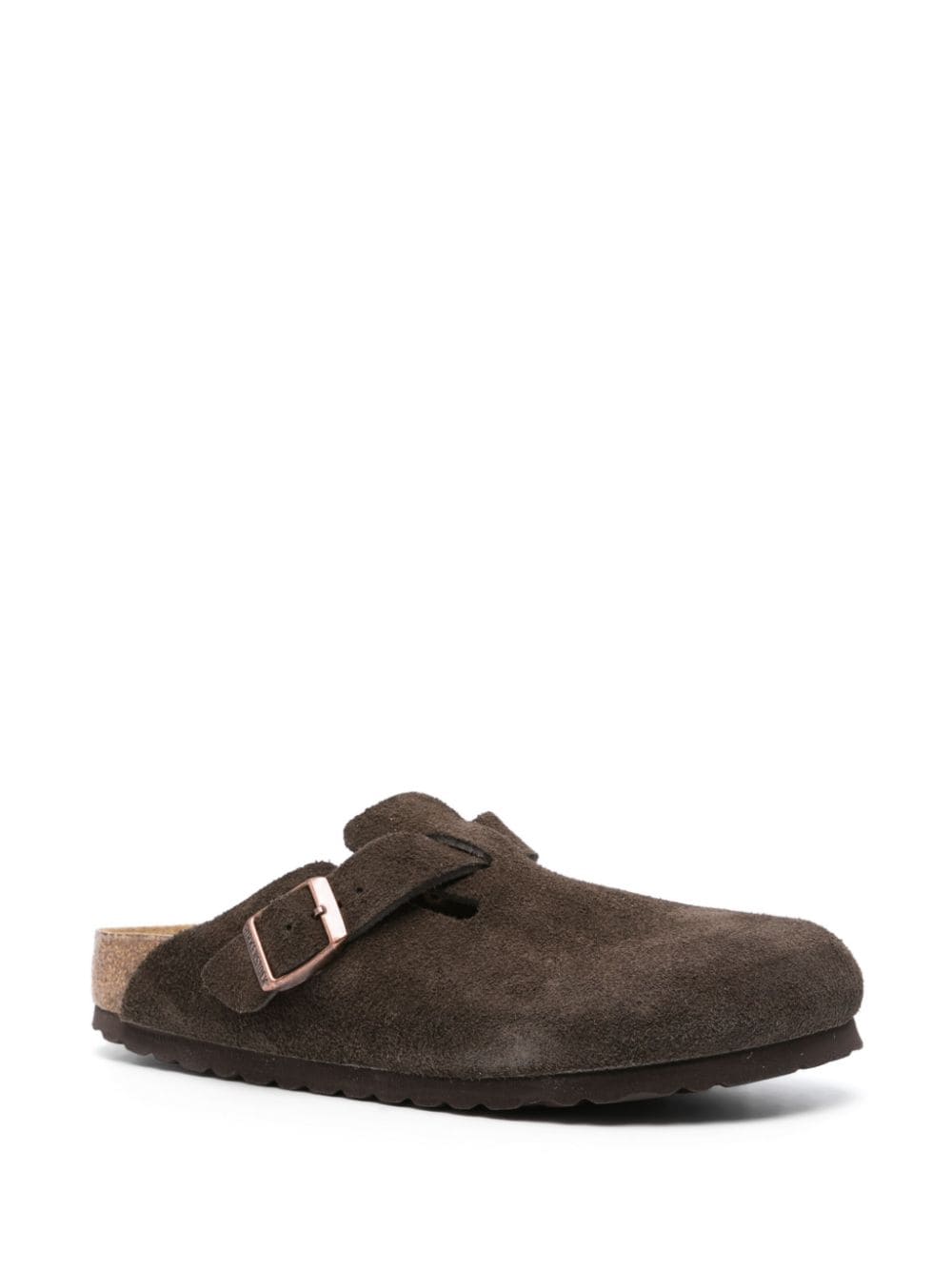 Birkenstock BIRKENSTOCK- Boston Suede Leather Slippers