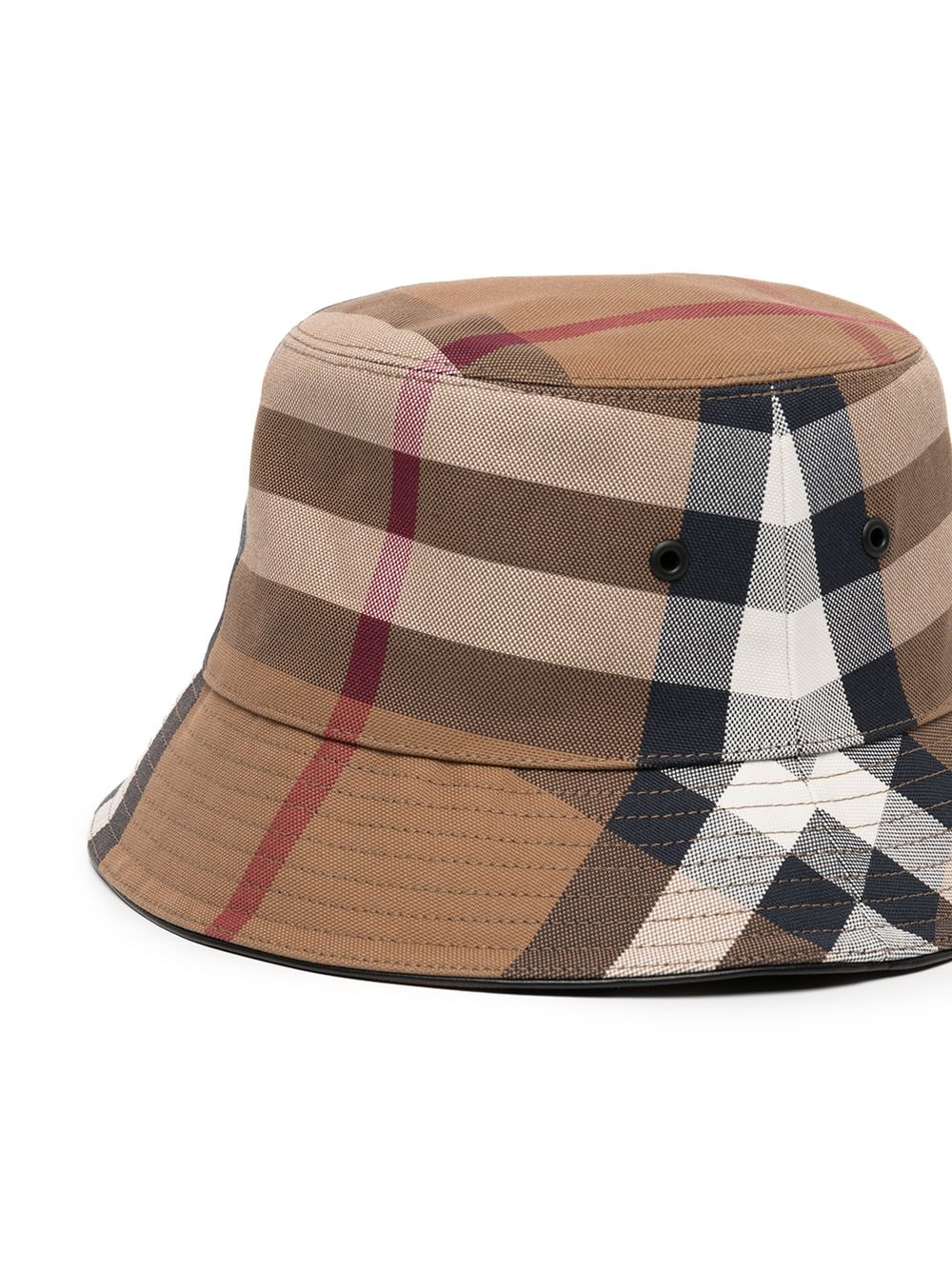 Burberry BURBERRY- Checked Cotton Bucket Hat