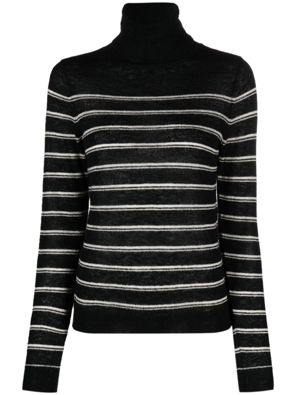 Alysi ALYSI- Striped Turtleneck Sweater