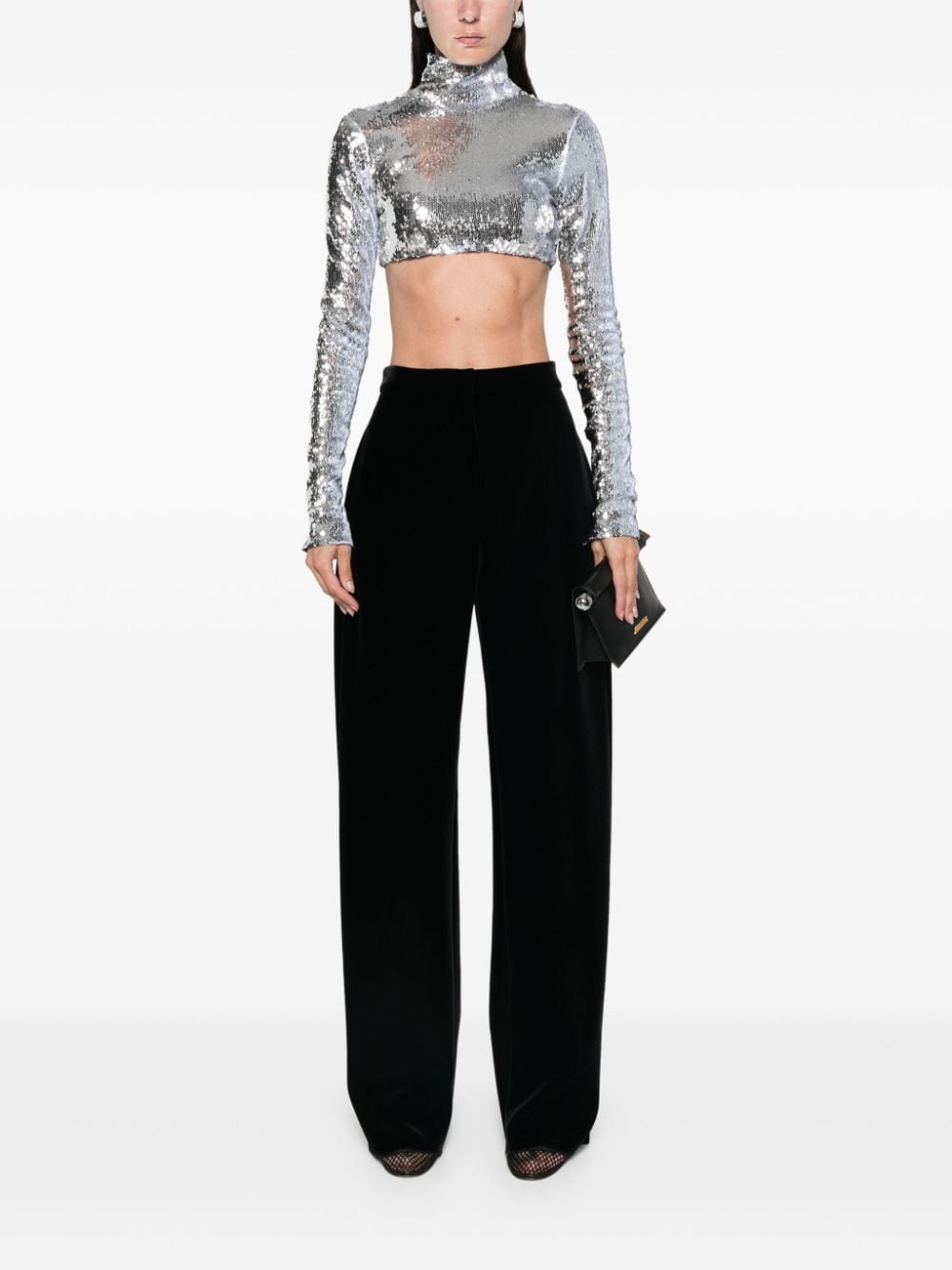 Sportmax SPORTMAX- Velvet Trousers