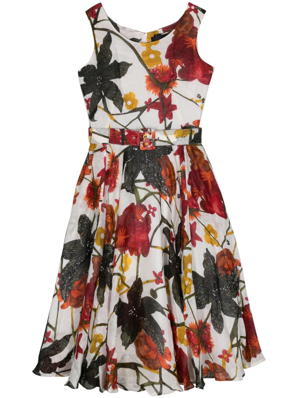 Samantha Sung SAMANTHA SUNG- Floral Print Midi Dress