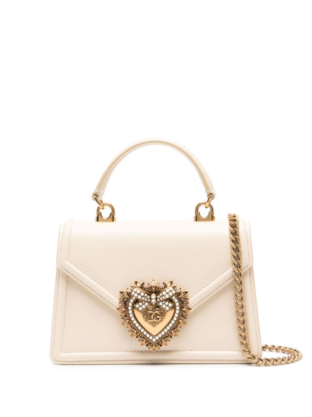 Dolce & Gabbana DOLCE & GABBANA- Devotion Small Leather Handbag