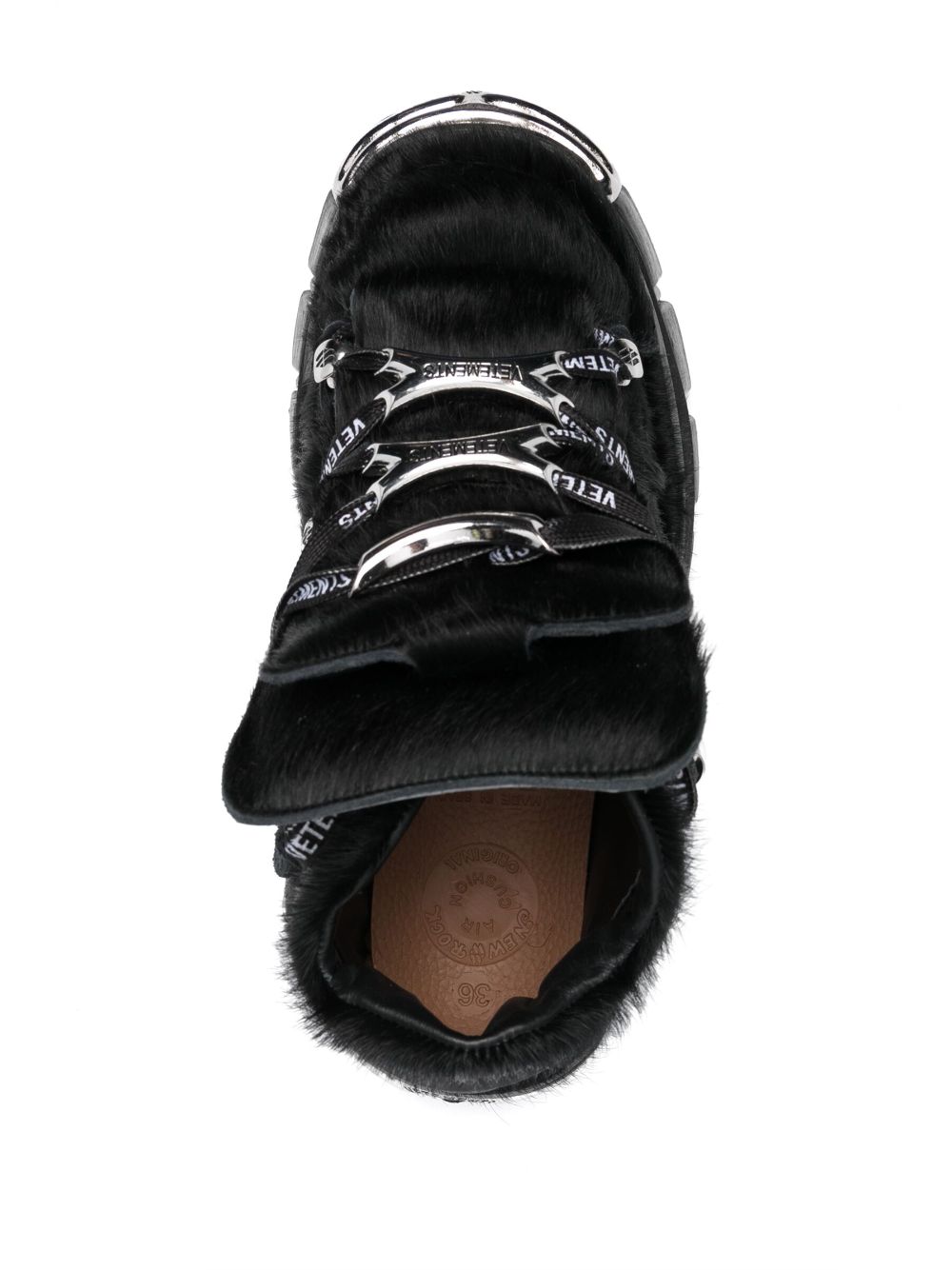 Vetements X New Rock VETEMENTS X NEW ROCK- Leather Platform Sneakers