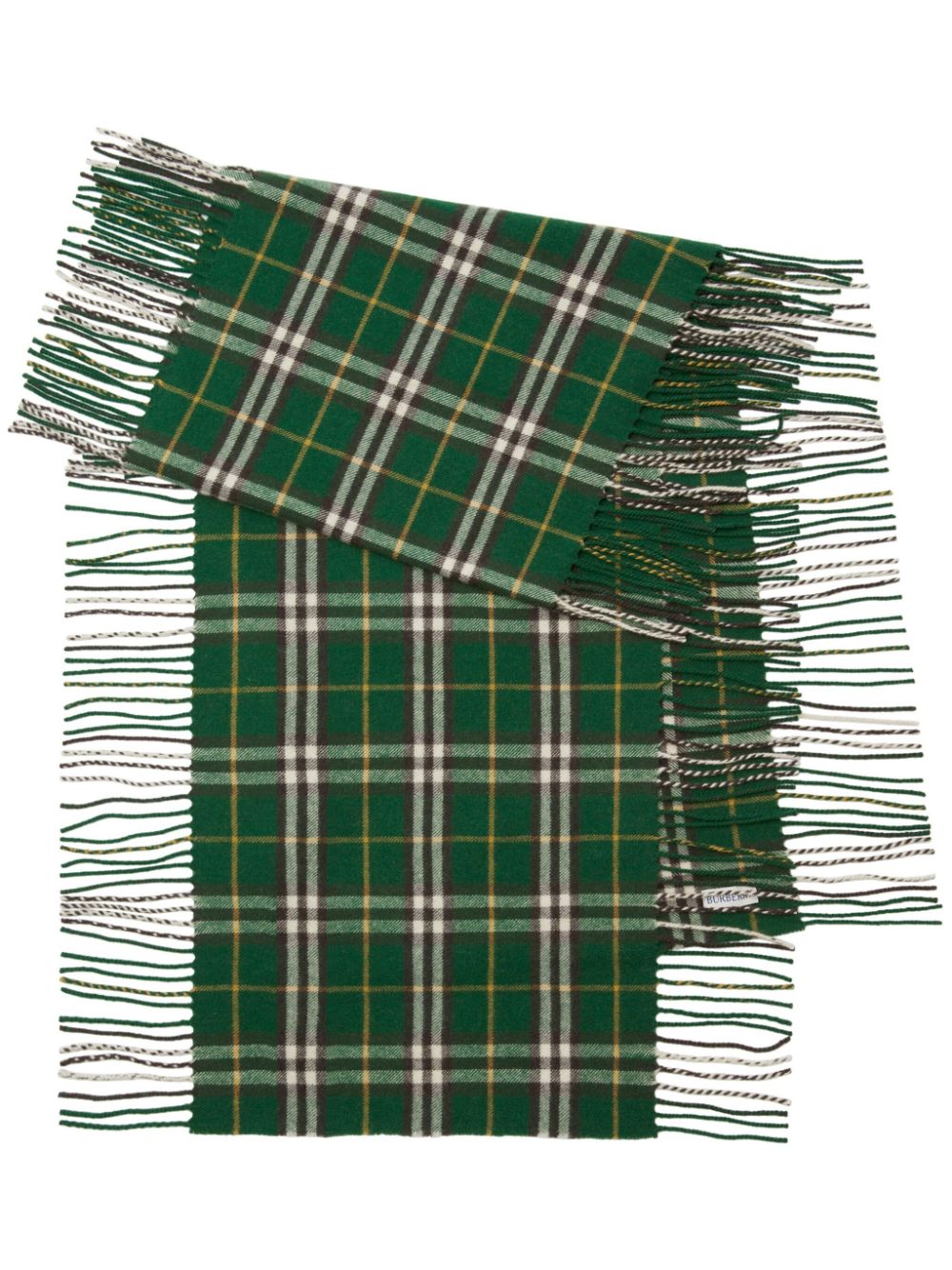 Burberry BURBERRY- Check Motif Cashmere Scarf