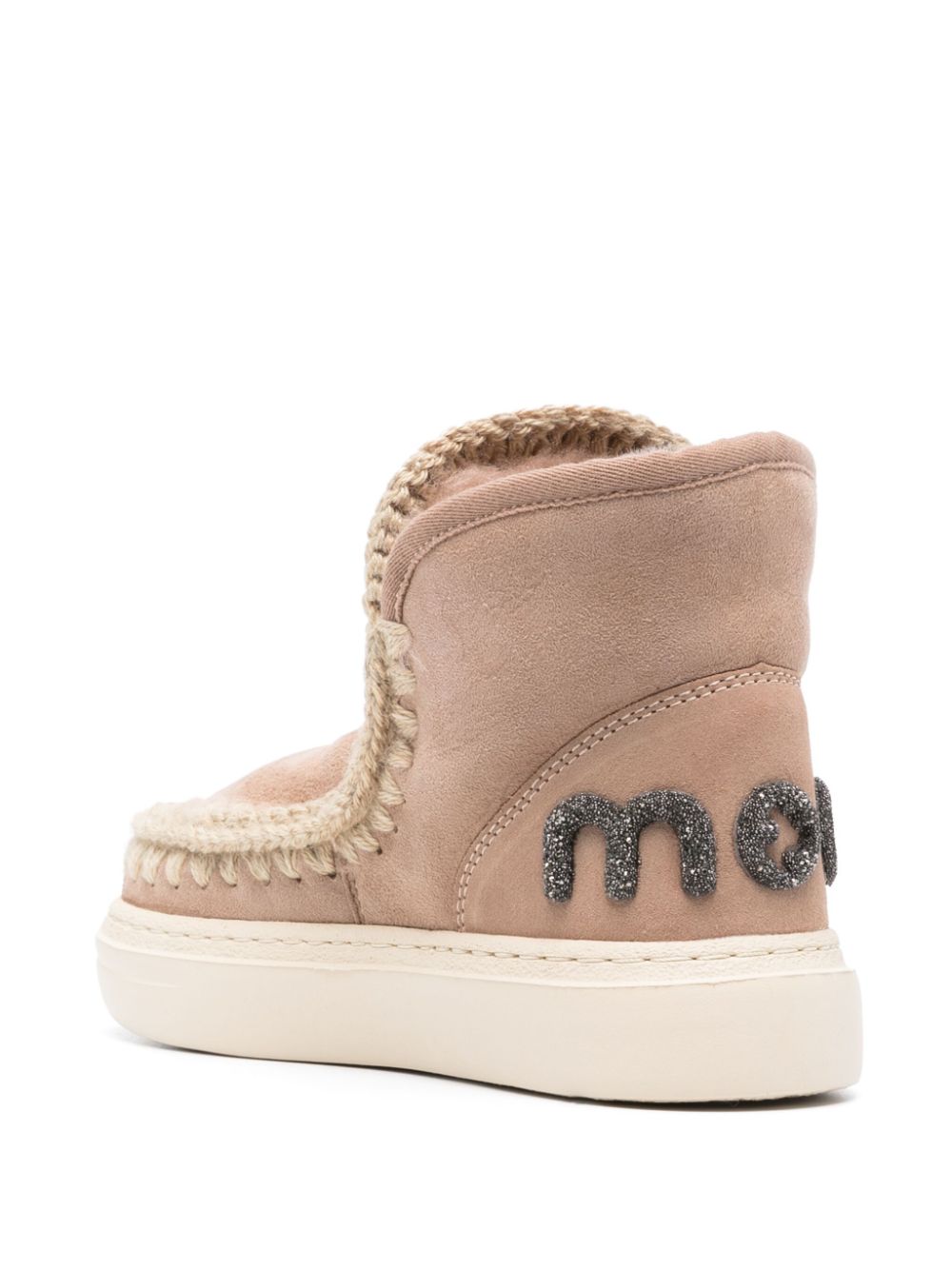 Mou MOU- Eskimo Sneaker Bold Glitter Ankle Boots
