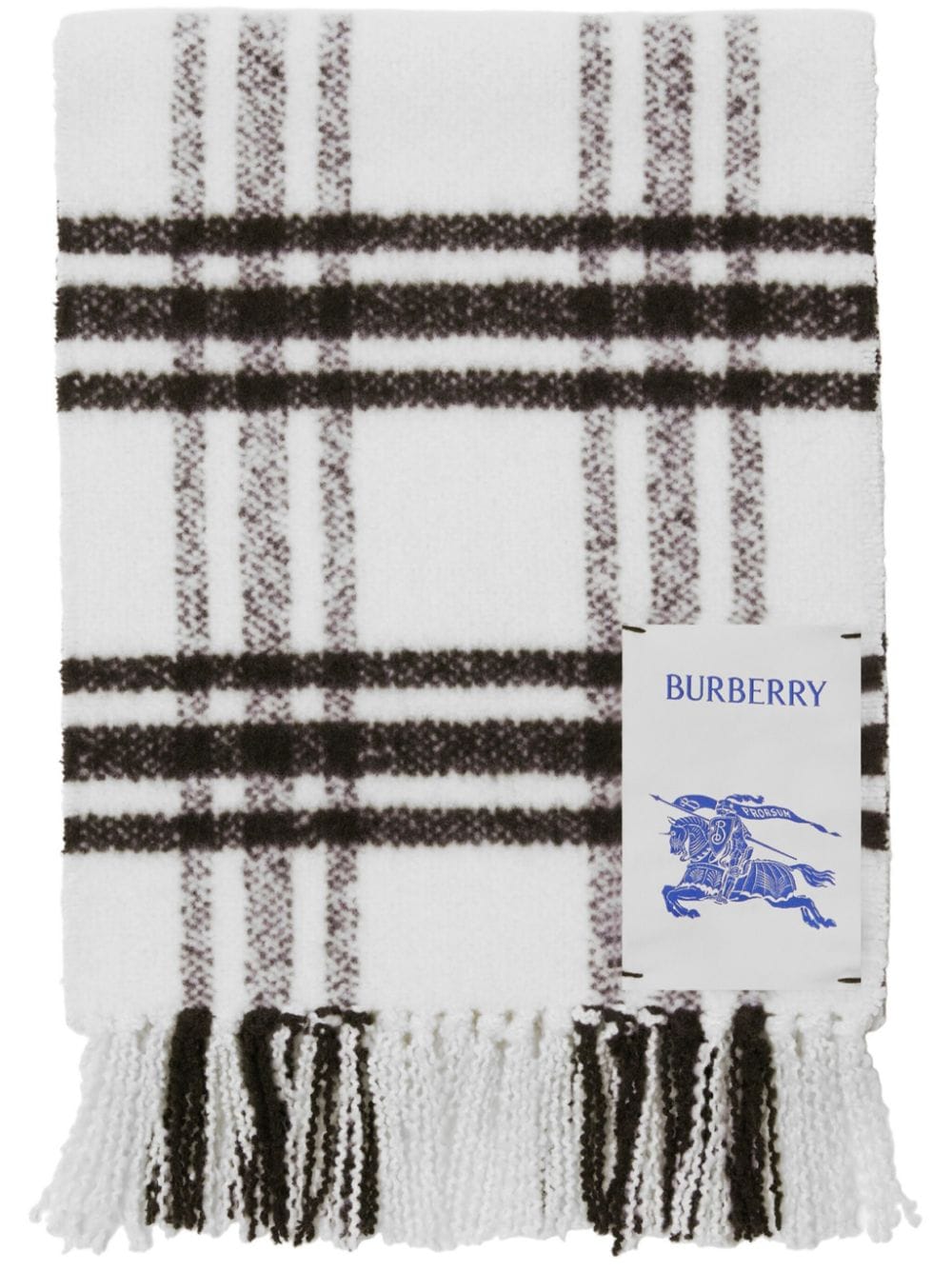 Burberry BURBERRY- Check Motif Wool Scarf