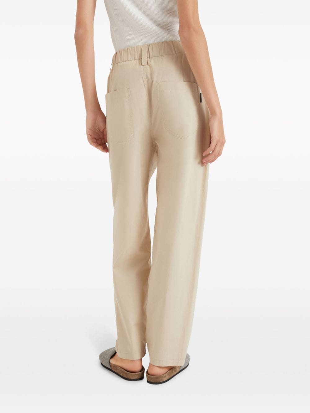 Brunello Cucinelli BRUNELLO CUCINELLI- Cotton Baggy Trouser