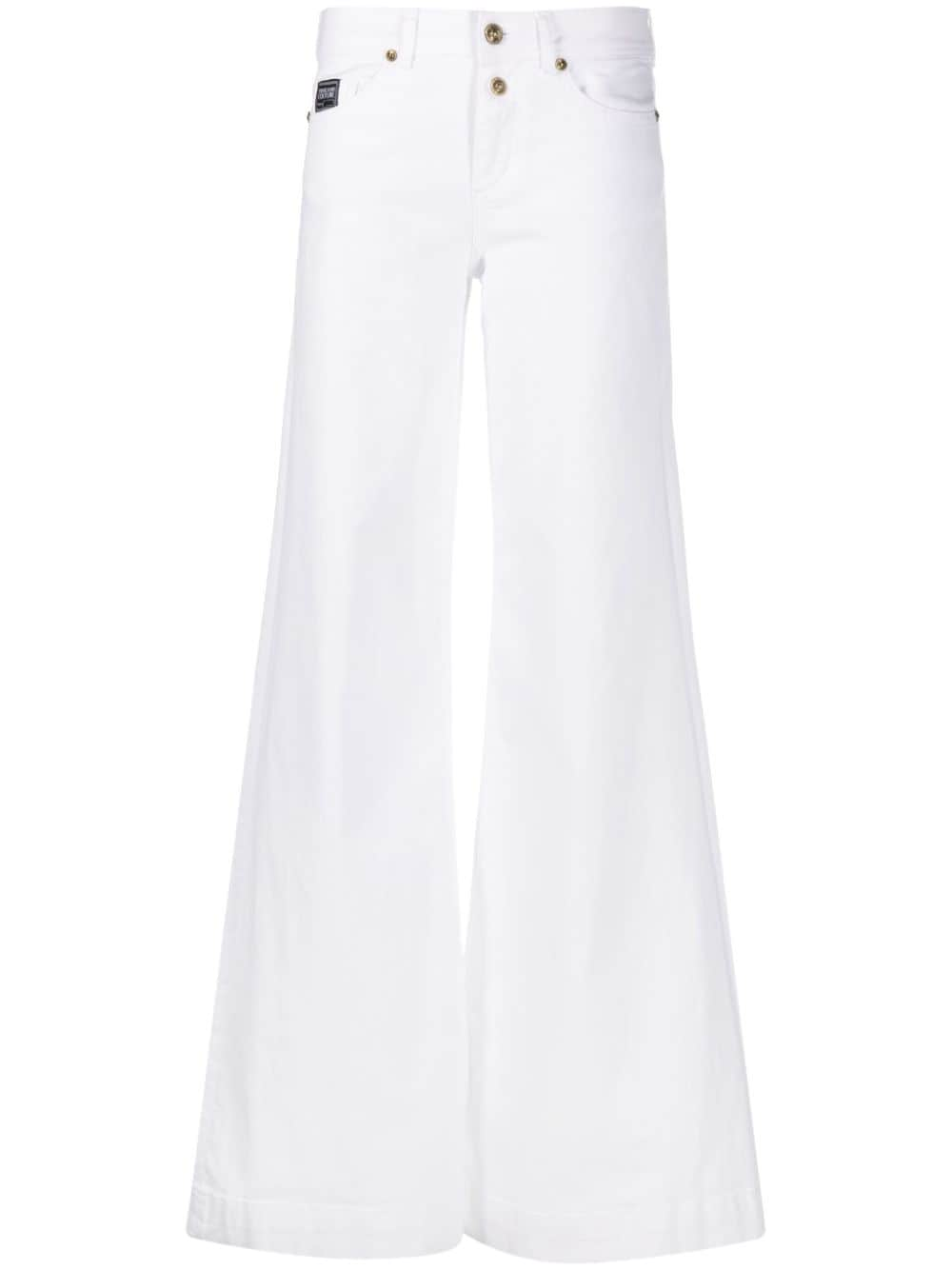 Versace Jeans Couture VERSACE JEANS COUTURE- Cotton Palazzo Trousers