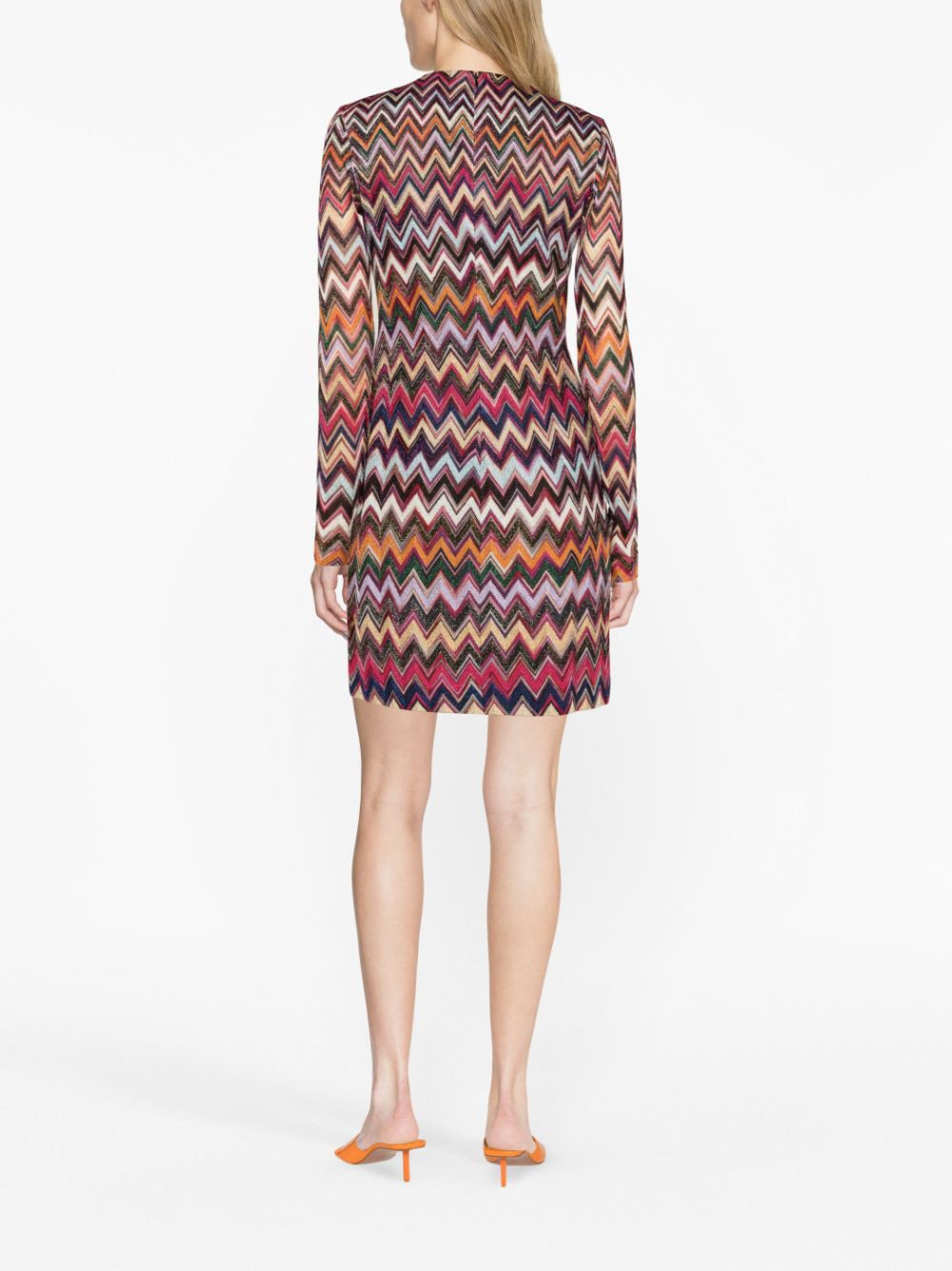 Missoni MISSONI- Zig Zag Pattern Short Dress