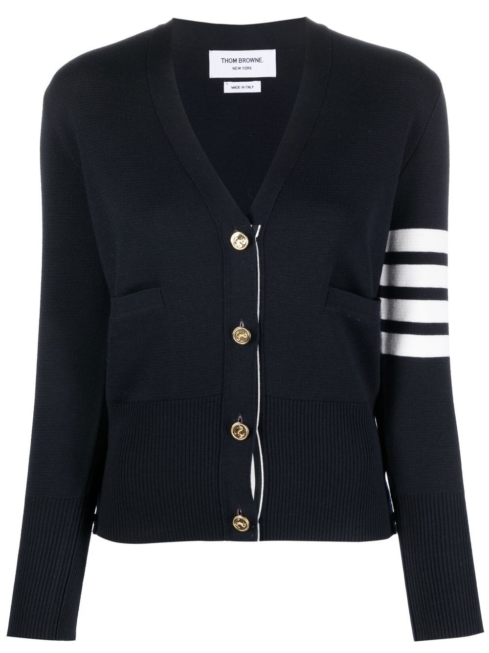 Thom Browne THOM BROWNE- 4bar Wool Cardigan