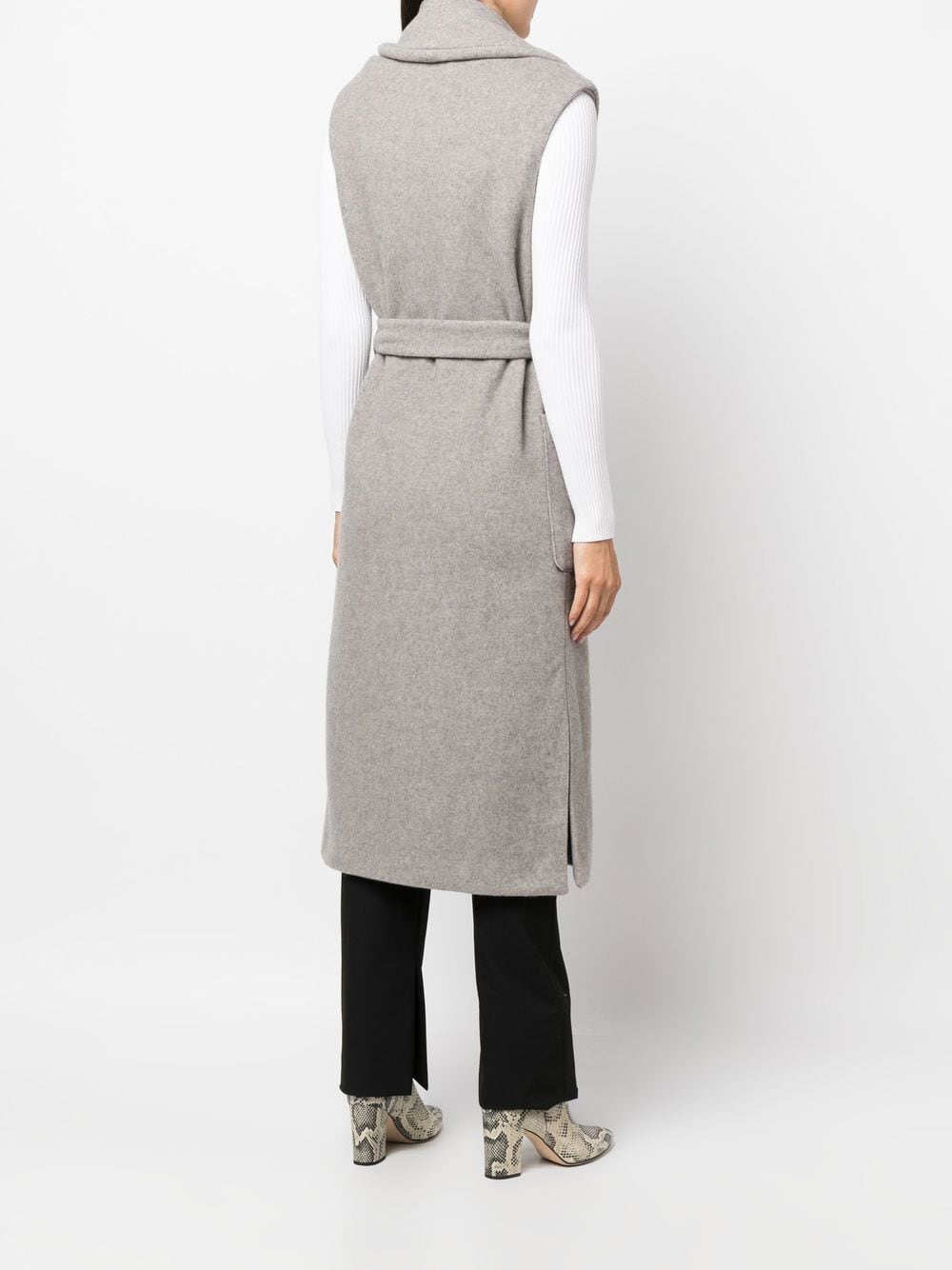 Colombo COLOMBO- Long Cashmere Hooded Vest