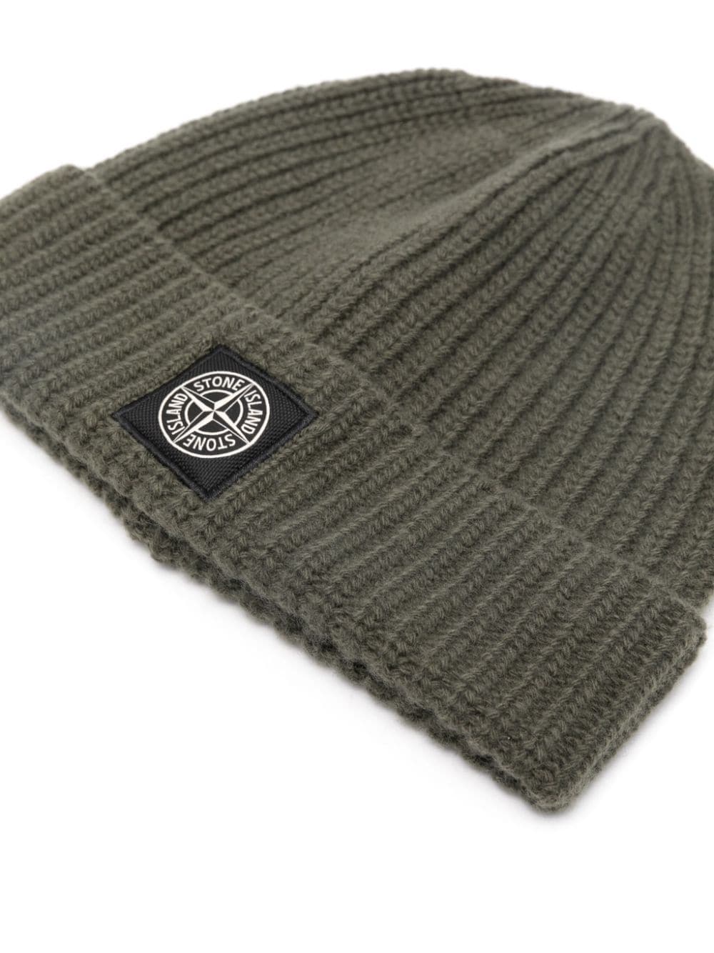 Stone Island STONE ISLAND- Logo Wool Beanie